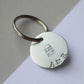 Personalised Silver House Tag