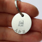 Personalised Silver House Tag